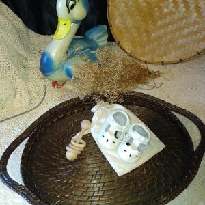 Charming Baby Walker Shoes in White and Gray